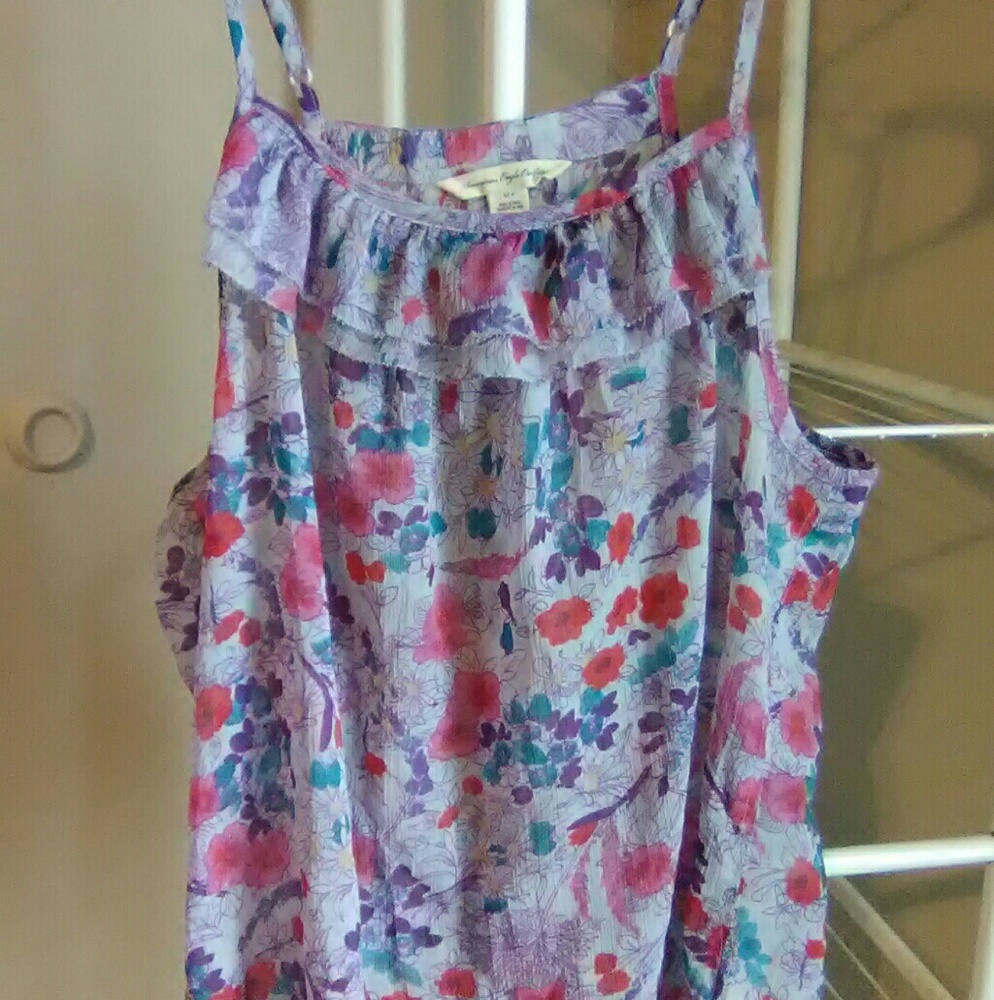 Floral tank top